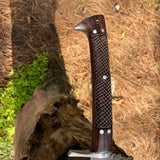 18 inch Hunting kukri knife, Carbon Steel khukuri Machete, Handmade Carbon steel knife, Hunting Camping, Tactical kukri