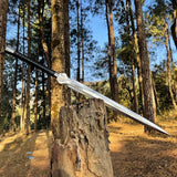 26" Blade Viking Sword | Tactical Hand forged blade | Traditional Handmade Viking Sword Blade | Full tang sword | Truck Leaf spring blade