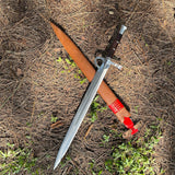 26" Hand forged Master Sword | Truck Leaf spring blade Viking Sword | Strong blade Machete | Reay to use | Survival Tools
