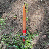 26" Hand forged Master Sword | Truck Leaf spring blade Viking Sword | Strong blade Machete | Reay to use | Survival Tools