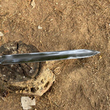 19 Inch Hand forged Sword | Tactical Hand Forged Blade | Traditional Handmade Viking Sword | Full Tang Truck Leaf spring blade
