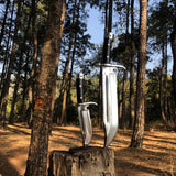 11 Inch Hand Forged Custom knife | Full Tang Khukuri Using blade | Handmade cleaver machete knife  | Balance water tempered knives