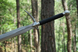 close look of viking sword handle