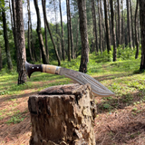 10" Dragon kukri knife - Gurkha Knife-Hand Forged Kukri-Ready to use kukri blade- Bushcraft knife- Survival tools