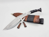 13" 5 fuller Hand Forged Kukri Knife | Working, Hunting, Using Khukuri | Balance Water Tempered kukri | Strong Ready to Fixed blade knife