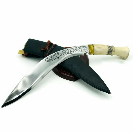 13 Inch Traditional kukri | Carbon steel Khukuri | Hand forged knives | Survival knife | Historical Khukuri from Eastern Nepal