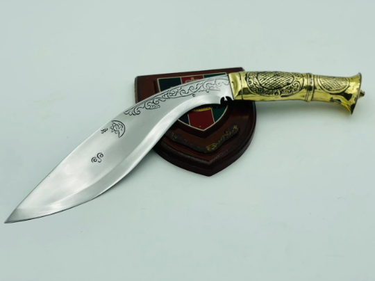 Hand forged Khukuri | 13" Traditional kukri | Nepali Survival knife | Carbon steel blade with