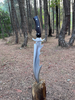 13 inch Handforged Machete Full Tang blade | Truck Leaf Spring Balanced Survival Tools | Bowie knife | Ready to use blade