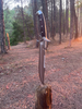Hand forged 13 inch bowie knife | Highly Graded Carbon Steel | Machete Survival Tools | Full Tang Using knife | Balanced Water Tempered