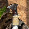 10" Dragon kukri knife - Gurkha Knife-Hand Forged Kukri-Ready to use kukri blade- Bushcraft knife- Survival tools