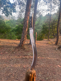 20 inch Kopis | Highly Graded Carbon Steel Blade | Handforged Survival Kopis | Tactical Machete | Balance water tempered | Ready to use