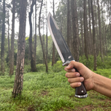 10 Inch Survival Hunting bowie knives | Hand forged Kukri knife | Survival Tools | Truck Leaf Spring blade | Ready to use